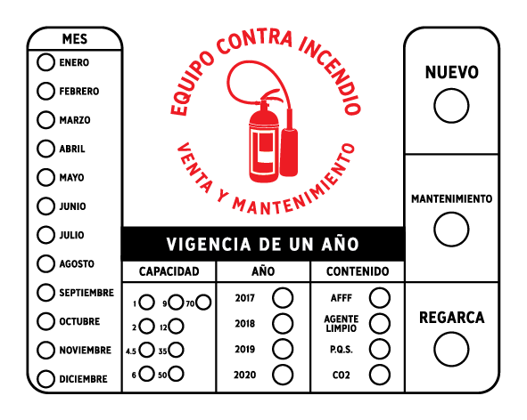 REGISTRO DE INSPECCION Y DE EXTINTORES Safetysignal