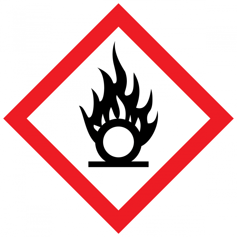 MATERIALES PELIGROSOS GASES COMBURENTES - Safetysignal